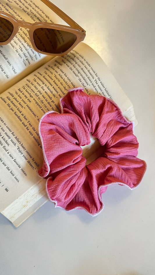 Berry Blush scrunchies